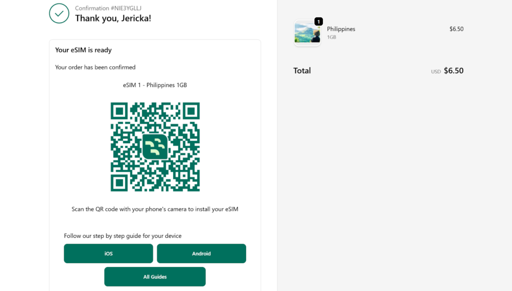 purchasing breeze esim