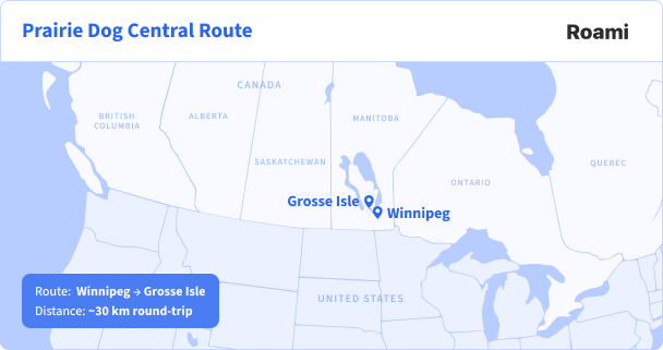 prarie dog central route