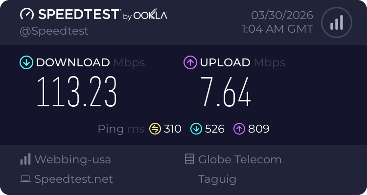 ookla speed test for truely