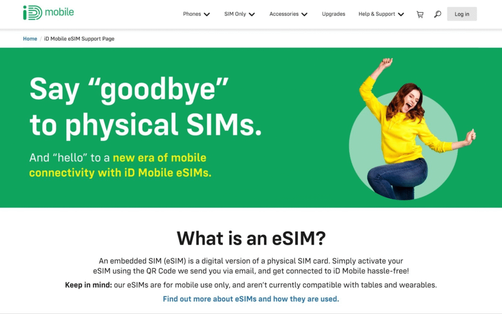 id mobile esim homepage