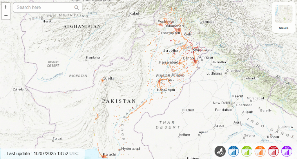 telenor sim card coverage map for pakistan
