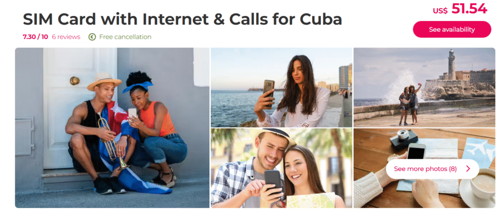 civitatis sim card for cuba