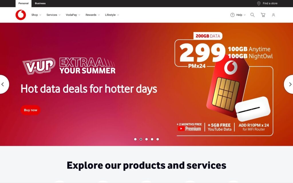 vodacom homepage, sim card for tanzania