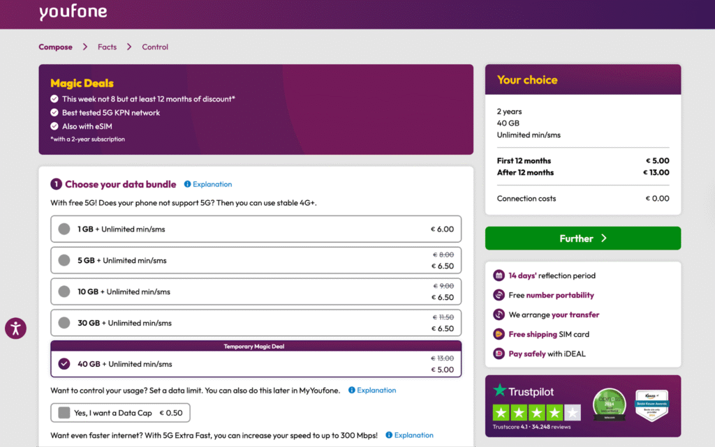 youfone netherlands sim card