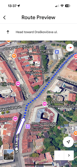 nomad esim google map navigation performance