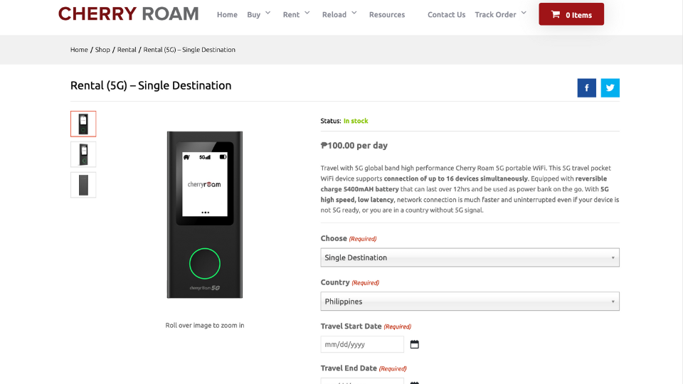 pocket wifi in philippines cherry roam