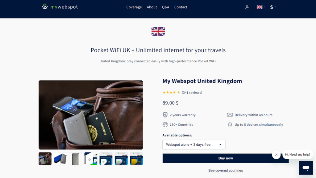 my webspot uk, pocket wifi england