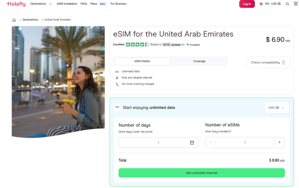 holafly esim, pocket wifi uae alternative