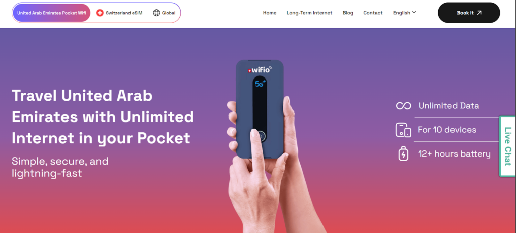 wifio pocket wifi uae