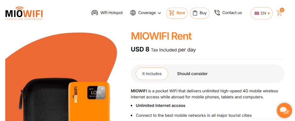 miowifi, pocket wifi rome