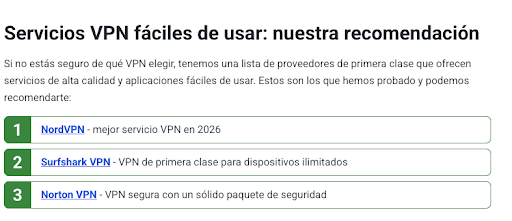 cyber news recommending nordvpn as easiest vpn